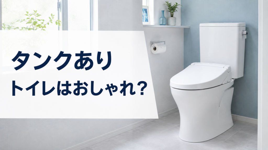 タンクありトイレはおしゃれ？