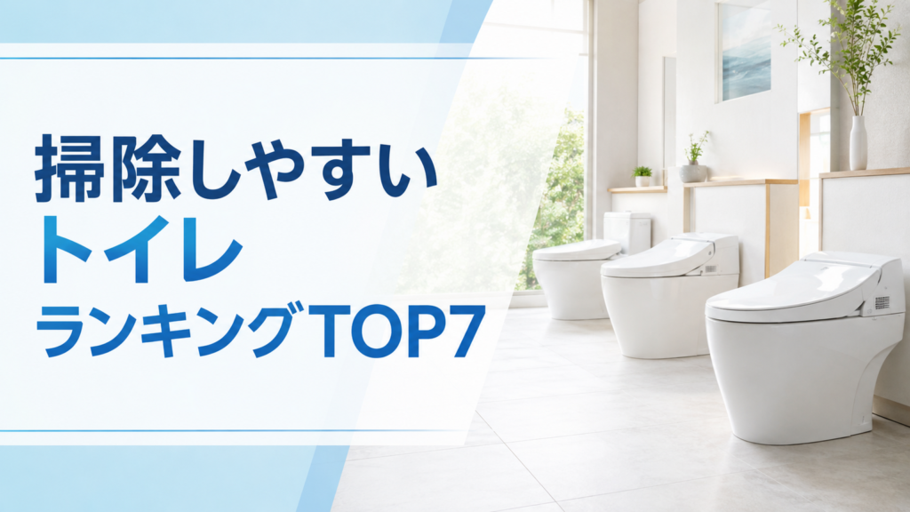 掃除しやすいトイレランキングTOP7