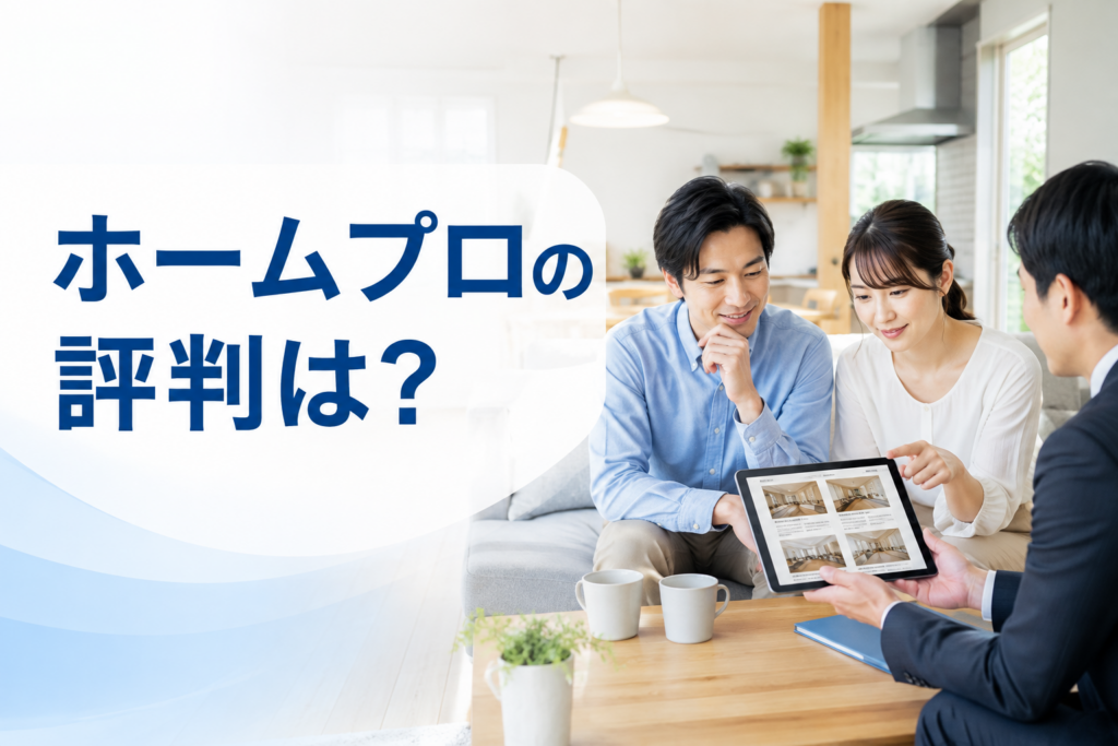 ホームプロの評判は？