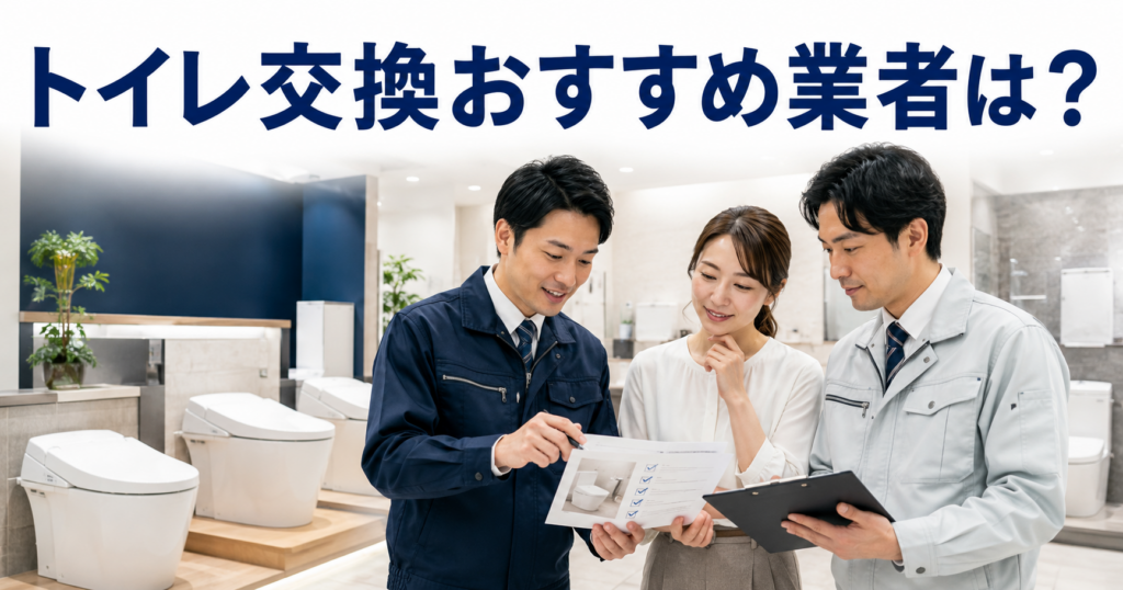 トイレ交換おすすめ業者は？
