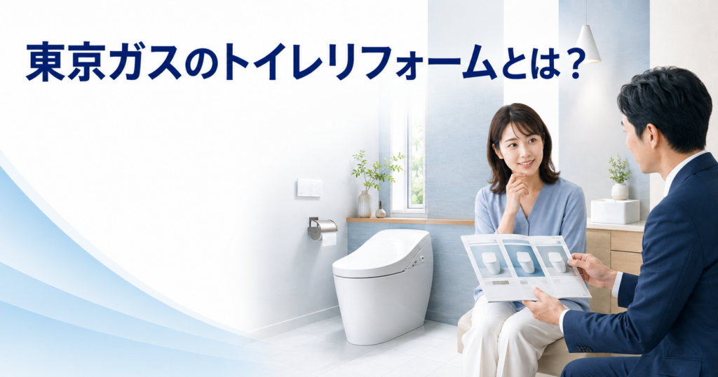 東京ガスのトイレリフォームとは？