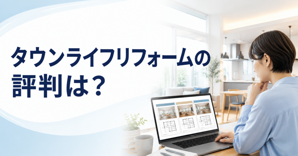 タウンライフリフォームの評判は？